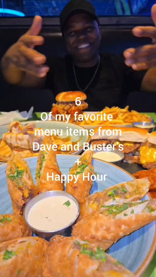 6 of my favorite things from Dave & Buster’s new menu, because how do you even choose when everything’s this good?  #DaveAndBustersPartner #DaveAndBusters #DnBNewMenu #ad