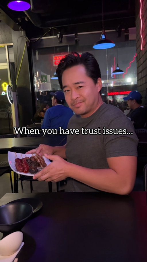 When you clearly have trust issues 😂😂