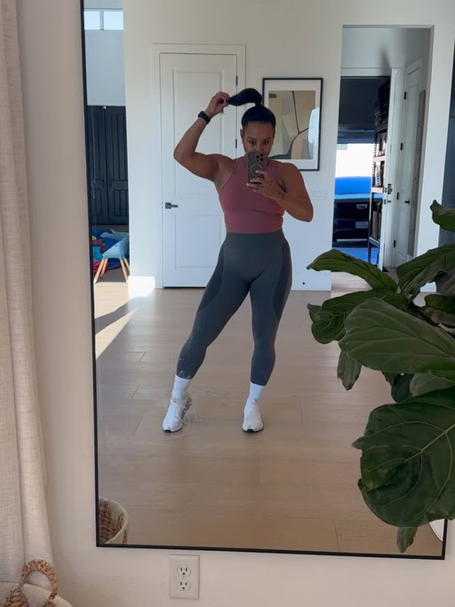 100% all in on being a mom, a wife, a healthy human.