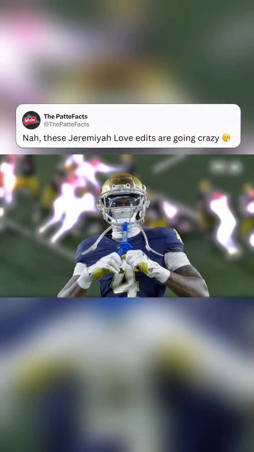 Jeremiyah Love has been balling this season 🔥 #collegefootball #cfb #cfb26 #cfb25