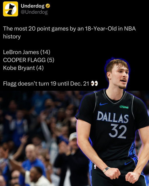 Cooper Flagg joins some elite company at a young age 🔥