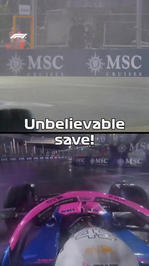 Take a bow, Franco Colapinto! 👏

An unbelievable save to keep this out of the barriers on the slippery streets of Vegas

#F1 #Formula1 #LasVegasGP @francolapinto @alpinef1team