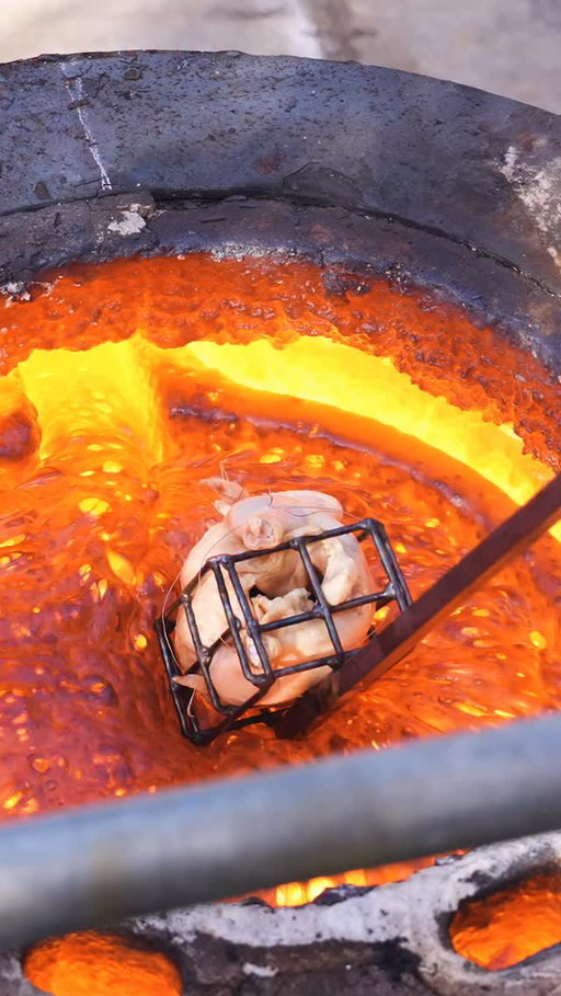 #ad It’s about time I tried to make Lava Chicken from The Minecraft Movie. We tried cooking the chicken in real lava (fail), and then I ordered a new turkey fryer from @bestbuy to try to make a “home-safe” lava. Watch the full episode on YouTube, and shop at Best Buy in stores and online for all of your holiday gifting from kitchen to tech and more.