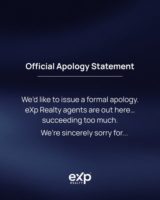 And you know what, we take full responsibility.