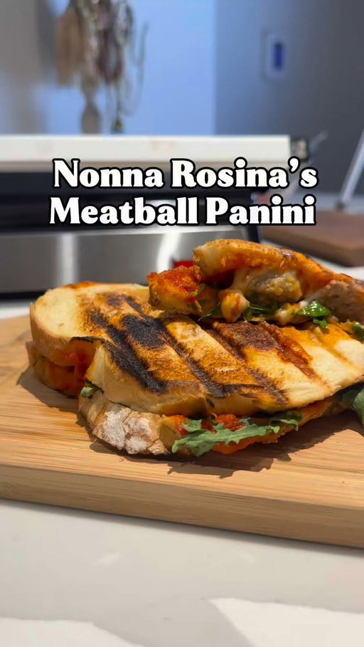 Meatball Panini — Nonna-approved, oven-tested, and absolutely irresistible.