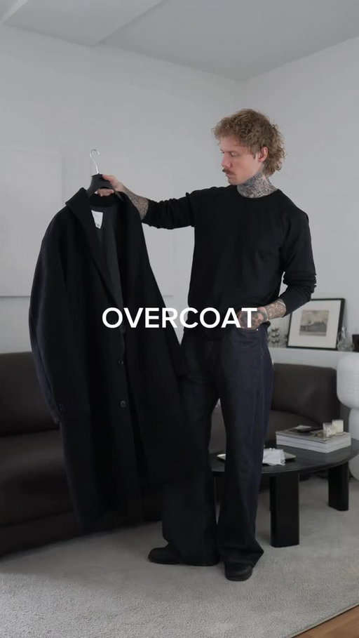 Four ways to wear a overcoat