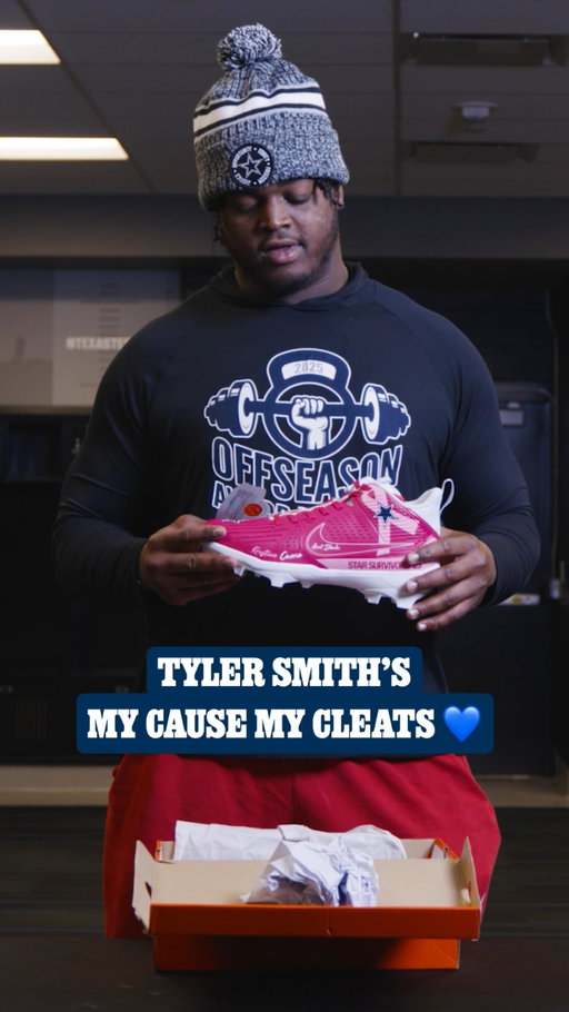 Supporting Star Survivors 🩷 

@tylersmith is representing breast cancer awareness for this year’s My Cause My Cleats by lacing up cleats specially designed with the help of our @susangkomen 2025 Star Survivors!

@novartisus | #SponsoredbyNovartis