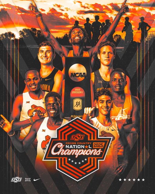 NUMBER 55 IS COMING HOME 🏆

THE OKLAHOMA STATE COWBOYS ARE YOUR 2025 NCAA CROSS COUNTRY CHAMPIONS!	

#GoPokes | #run4okstate