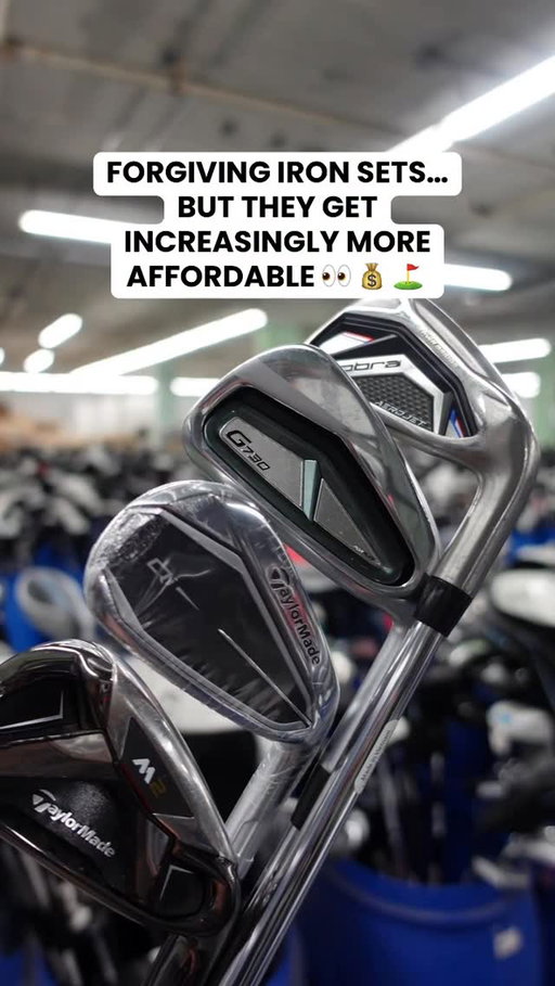 DID YOU KNOW ⁉️
 
Forgiving irons are amazing for your game, but they can be even better for your wallet 💰💰💰
 
👉 Visit the link in bio to save more on  your next set 🏌️‍♂️
 
#golflife #golfaddicts #golfclubs