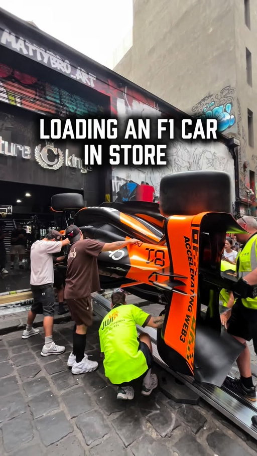 Last time we had the @mclaren F1 in store 🏎️ #f1