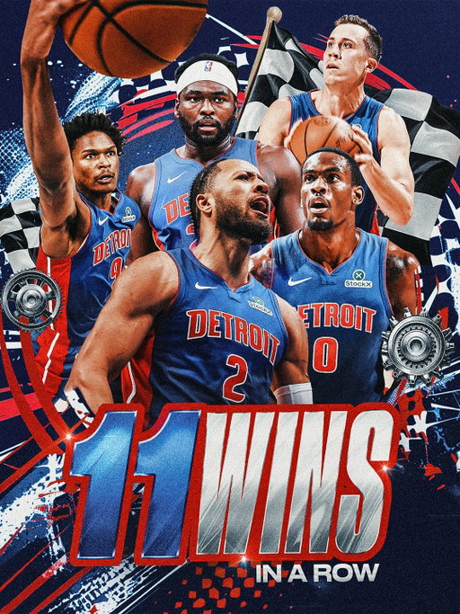 🏎️ HOW THE PISTONS WERE BUILT 🏎️

From last season’s first playoff appearance since 2018-19, to now matching their longest win streak since 2007-08... look back at how the East-leading Pistons were constructed!

Riding their best 15-game start in 20 years, Detroit seeks 12 wins in a row tonight vs. Milwaukee at 8:00pm/et on NBA TV.