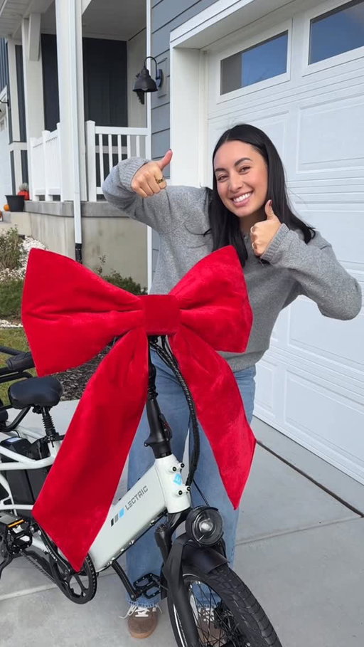 We love our @lectricebikes Xpedition 2.0, so surprising my neighbor (aka my brother 😂) with one felt so full-circle. It makes family adventures easier and so much more fun—nothing better than adding to the magic of their childhood 💛🚲 #LectricPartner #lectricebikes