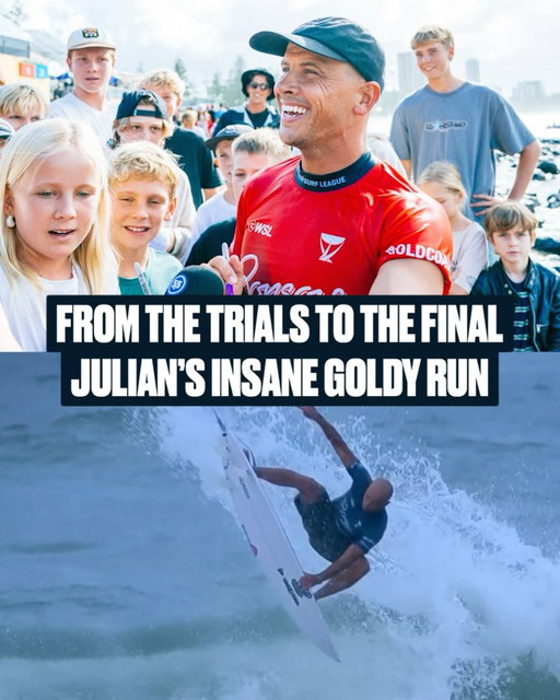 Guy knows how to show up and blow up ⬆️ 

@julian_wilson went on a nuts run at Burleigh starting out in the trials and going all the way to the Final. 

One of the most inspiring performances of his career, Jules did it his way and dropped hammers in every heat.