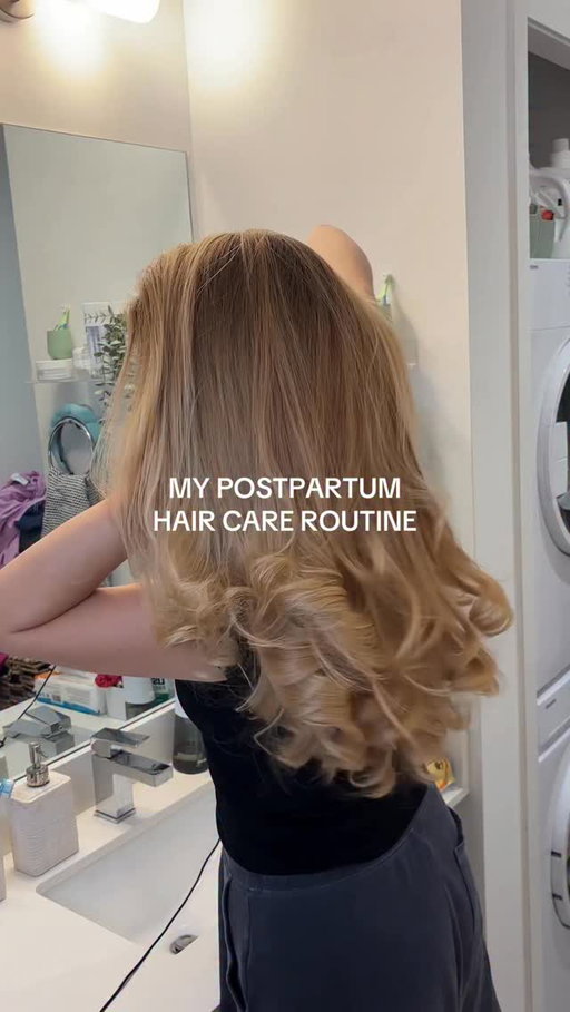 My nighttime hair care routine! #haircare #haircareroutine #postpartumhairloss #ledbrush #redlighttherapy