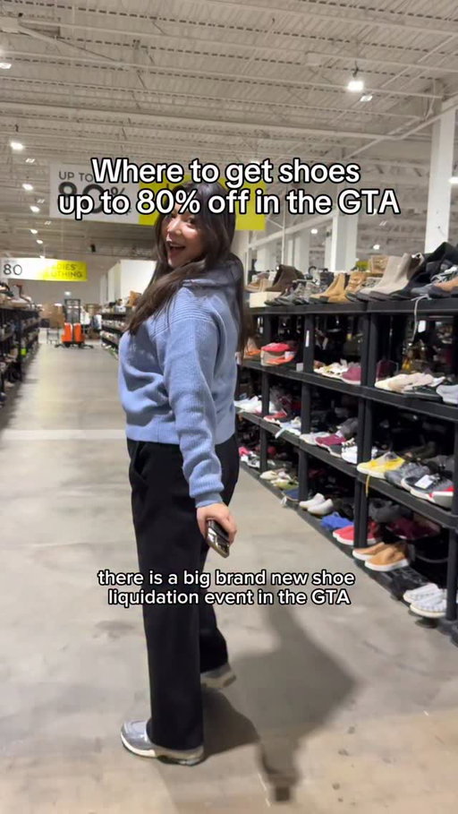 Branded Shoes up to 80% off at Liquidation Expo😱Sneakers, Winter Boots, Dress Shoes, Kids Shoes and more. This is just one part of the 4-in-1 event HAPPENING NOW until Nov. 24.

📍 The International Centre, Hall 6 (6900 Airport Rd, Mississauga)
🗓️ Nov. 19–24
🕙 10AM–9PM
🚗 Free entry & parking

#liquidationexpo #shoesale #warehousesale gtashopping torontodeals