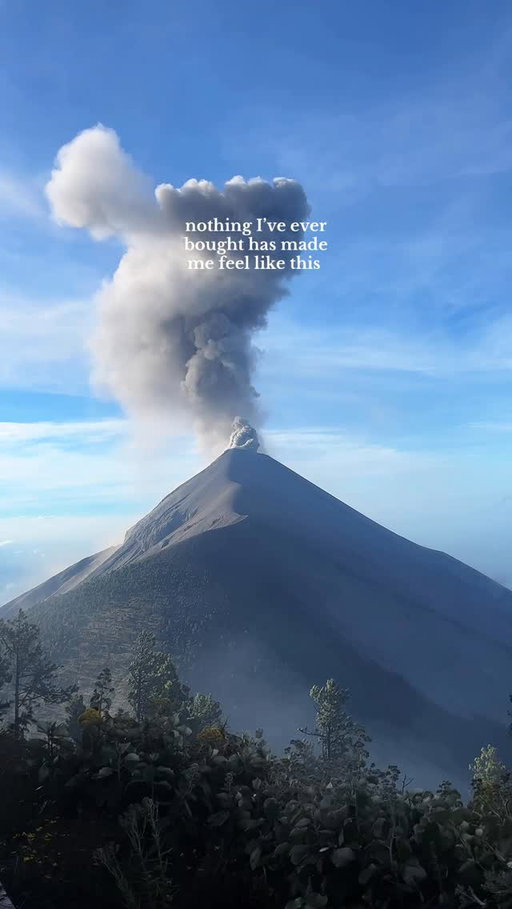 You HAVE to add this hike to your travel bucket list 👇🏼

Yes that is me having a cry at this pinch me moment that had been an image on my desktop for years… This is the incredible view of  active Volcano Fuego 🌋 

🥾 You can get here by doing a two day hike from Antigua with tour companies (I recommend Campify they go glamping on the volcano everything is included!) 

⛺️ Spend one time glamping on the volcano and you can add an extra challenge by waking up early morning before you descend and hike the active Volcano Fuego, even taste some pizza cooked on the volcano!! 🍕

GUATEMALA: THINGS TO KNOW 🇬🇹🌋

🗣️ Basic understanding of Spanish is pretty essential 

🚍 Get around from city to city with Guatego shuttles 

⛰️ Must see places: Lake Atitlan, Antigua, Flores/Tikal National Park, volcano fuego

📱Apps to download: Uber, e-sim, Google translate, Google Maps (apple maps doesn’t work) 

📑 Before landing you need to fill out a declaration of entry and again when exiting 

🚘 Uber is available and the most affordable option for private transport in Antigua and Guatemala City

✈️ Fly internally to save time between places (Guatemala City to Flores for Tikal) 

💸 Currency is Guatemalan Quetzals but they accept USD 

If you’re transitting through the USA you will need an ESTA apply and ensure it’s confirmed BEFFORE you travel. 

Is Guatemala on your bucketlist? 🇬🇹🤍

#guatemala #volcanofuego #acatenango #acatenangovolcano #hiking #hiker #bucketlist #travelpassport #femaletraveler