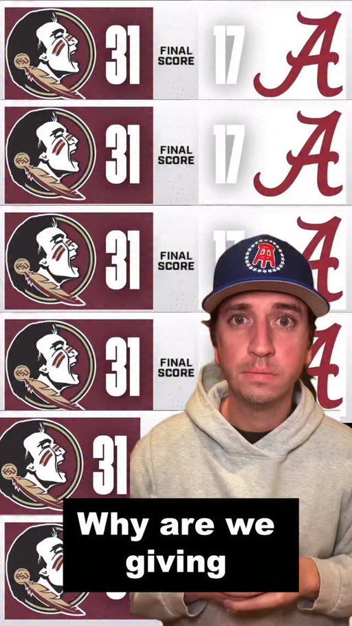 Alabama lost to Florida State AND Oklahoma. Better luck next year! #collegefootball #sec