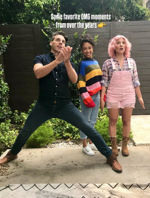 Which ones do you remember? 🥹 OMG We’re Coming Over has had so many great times and this doesn’t even cover all the makeover collabs we’ve done! We’re working on the edits now for @lancebass and @therezakhan and @pujatailorkhan 

I put the link to the playlist in my bio if you’re feeling in the mood to watch past episodes. 💛

Also so many hair lewks over the years 👀