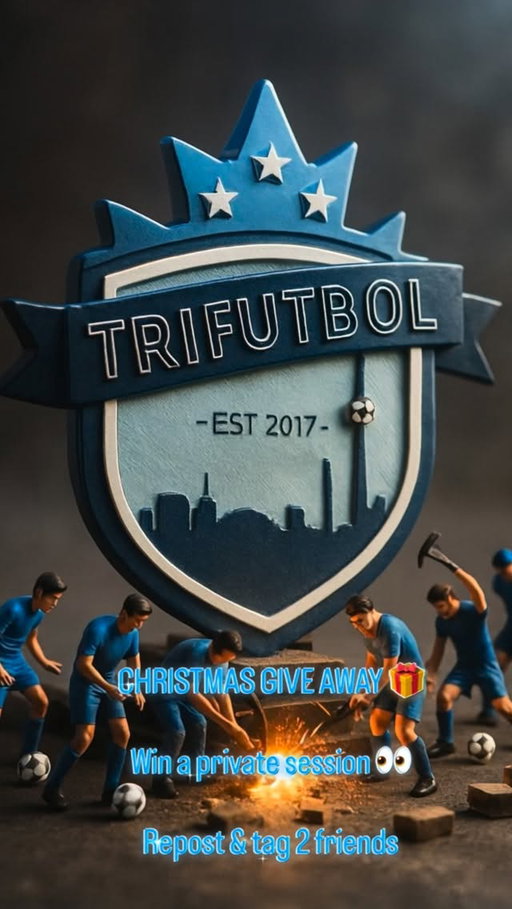 CHRISTMAS GIVE AWAY #1 

Our first give away will be a FREE private session with any trifutbol trainer of your choice!! 

To enter:
1️⃣ Tag @trifutbol
2️⃣ Tag 2 friends in the comments
3️⃣ You AND the friends you tag must be following Trifutbol

Winners must meet all entry requirements. Good luck! ⚽💪

Deadline is NOV 29th 

##soccer #youthsoccer #changetheculture #soccertraining #ontariosoccer #trifutboltraining #technicaltraining #extratraining #pickeringsoccer #opdl #reels