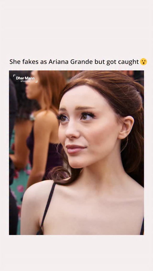 Girl Fakes As ARIANA GRANDE To Meet Crush - Full video out now, search title on YouTube #DharMann #Reels