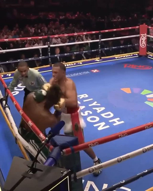 This moment was WILD 🤯 @benavidez300 

#BenavidezYarde #RingIV