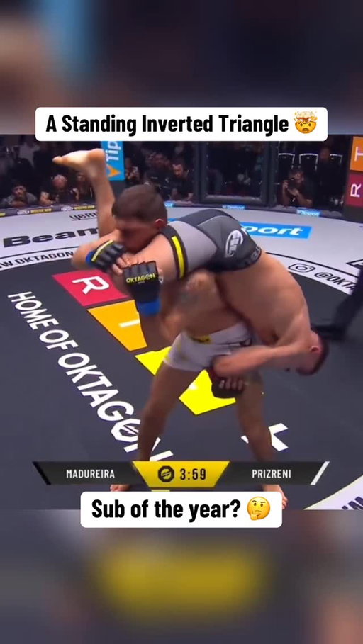 Henrique Madureira went deep in his bag for this sub 😲 #OKTAGON80

#mma #submission 

(h/t NeoValeTudo/X)