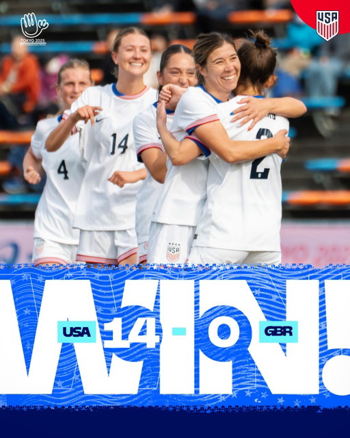 NEXT STOP: GOLD MEDAL MATCH ⭐️⁣
⁣
#USdeafWNT | #Deaflympics