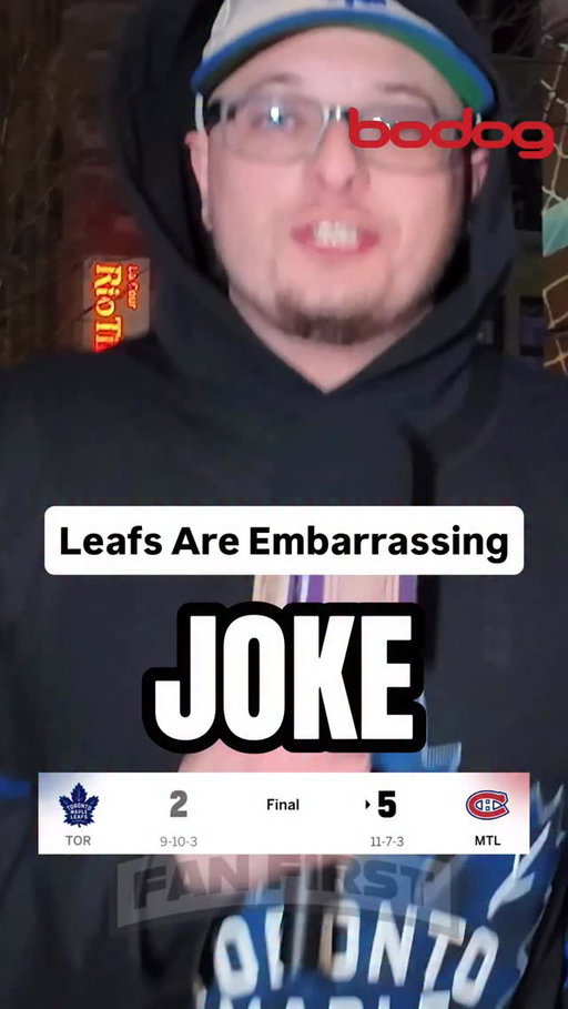 Embarrassing. Terrible. Indescribably poor. WHEN IS ENOUGH PAIN FOR LEAFS FANS?

@fanfirstleafs post game powered by Bodog Canada!

#leafs #Toronto #nhl #hockey #mapleleafs #canadiens #montreal #habs #fancam #fans #hockeyfan #nhlfan #interview #sports #crashout