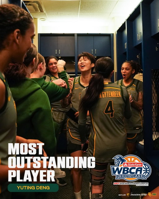 State Farm WBCA Showcase MOP⭐️

vs Davidson⤵️
- Season-high 12 PTS
- 5/6 FG
- 2/2 3FG
- 1 BLK, 1 AST, 1 RB, 1 STL

#SicEm | #GreaterThan