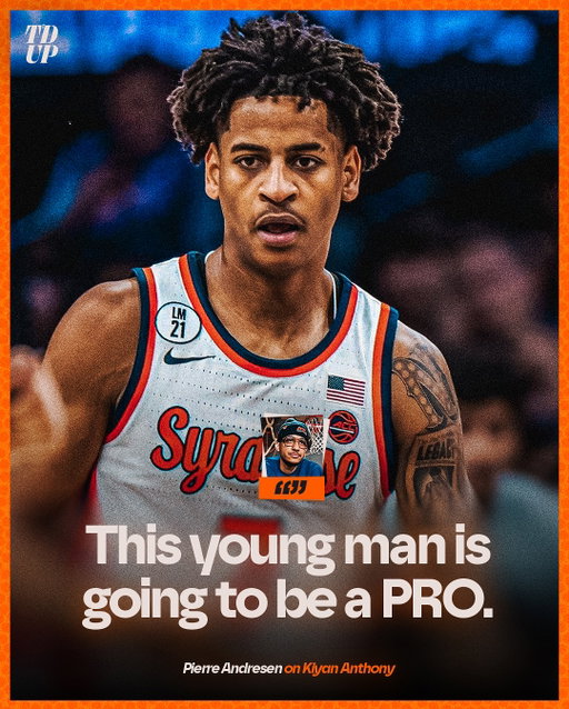 Kiyan Anthony’s first 4 games at Syracuse:

14.8 PPG/ 3.0 RPG / 1.8 APG on 54.8% FG

The kid is settling in FAST 🍊