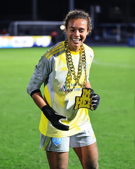 𝙒𝙝𝙖𝙩 𝙩𝙝𝙚 𝙘𝙝𝙖𝙞𝙣 𝙨𝙖𝙮𝙨 🗣️

@kait_parks’ late-stage penalty save preserved a clean sheet in @sporting_jax’s FIRST-EVER HOME WIN last night! 🧤
