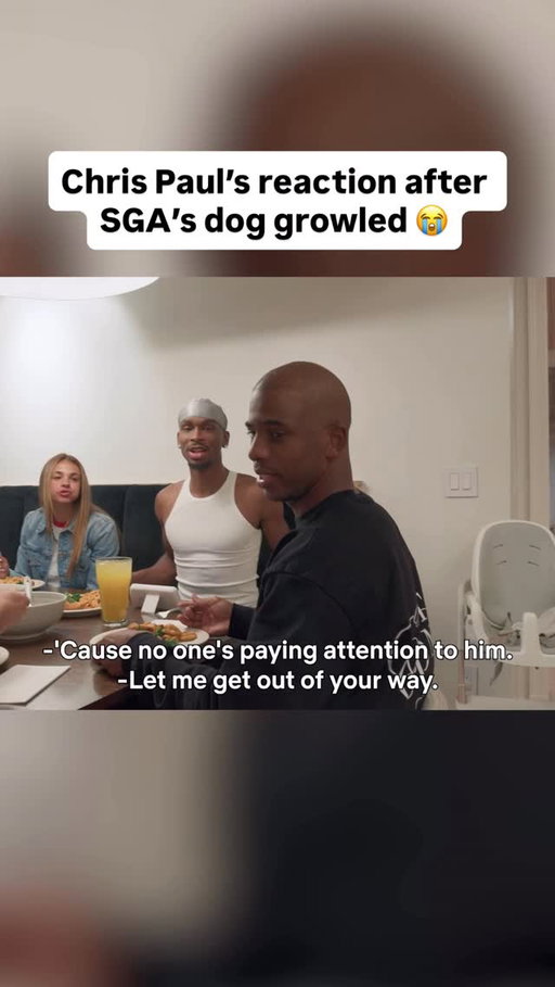 Chris Paul said “I’m out” after he heard Shai Gilgeous-Alexander’s dog start growling 😭

📺: Starting 5 Season 2

#chrispaul #nba #okcthunder #shaigilgeousalexander #sga