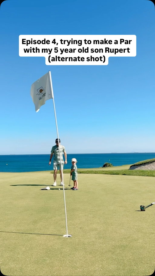 Best episode yet?! Day 4 of trying to make a Par (playing alternate shot) @lahacienda_linksgolf with my 5 year old son Rupert. Our best score so far was a double bogey, but today we take on the Par 5, 5th & finally Roo is letting us play off the normal tees (still 550 yards though!) My daughter Nelly (8) wants in next episode, what do we think? What a resort this is by the way, 2 great courses and the spectacular @fairmontlahacienda hotel right next to the course where we stayed. Follow to join the journey to Roo out driving me…. #golfer #fatherandson #juniorgolf #golfcourse #golf