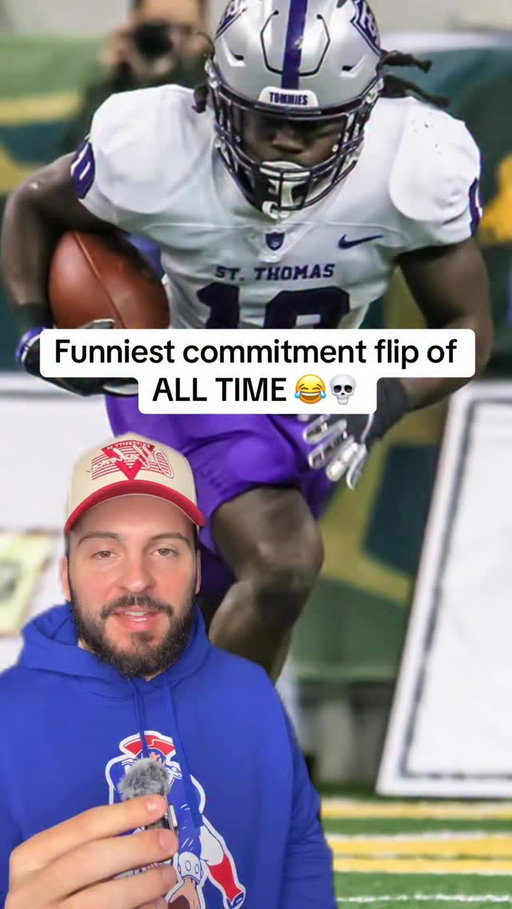 Funniest commitment flip of all time 🤣💀

#collegefootball #d1football #highschoolfootball #football #d2football #d3football
