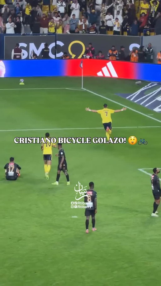 Cristiano Ronaldo just scored this bicycle kick for All Nassr 😍😇