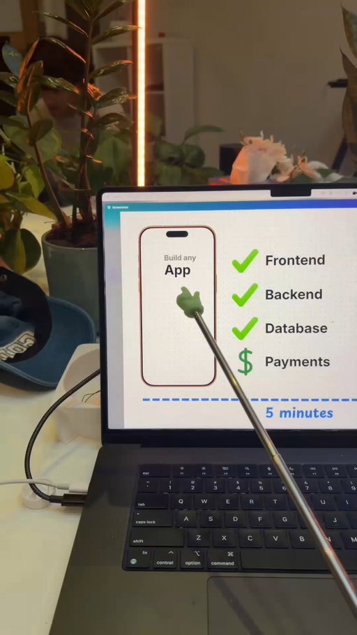 Comment "vibecode" if you want FREE access to these new @vibecodeapp. 

These new features are launching in the next 24 hours.

You can vibecode anything with AI.
Create anything.

You'll literally be able to add backend and payments in a couple of clicks.