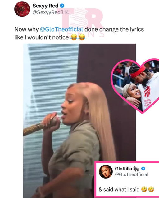 #TSRTCutTheFoolery: IKTR! #GlorRilla had to change the lyrics to fit her mannn 😂🔥 (📸: @gettyimages) ✍🏽: #TSRStaffKH