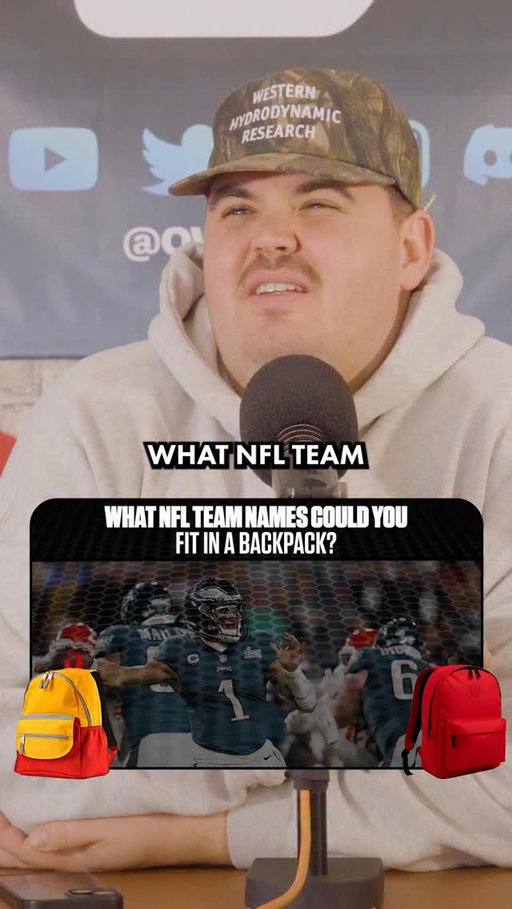 What NFL team names could you fit into a backpack 🎒 #nfl #nfltrivia #sportstrivia