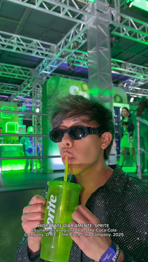 El verdadero festival 💚@spritemx #SpriteFlowFest25 #RefrescateConSprite #CocaColaFlowFest25 #Publicidad