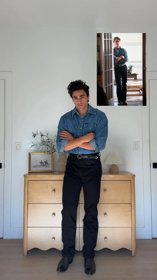 Recreated this Tom Cruise western outfit. He’s kind of underrated for good outfits in the 80’s and 90’s. 
.
.
.
#mensfashion #mensstyle #tomcruise #westernfashion #westernstyle #celebritystyle #pinterestoutfit #cowboyboots
