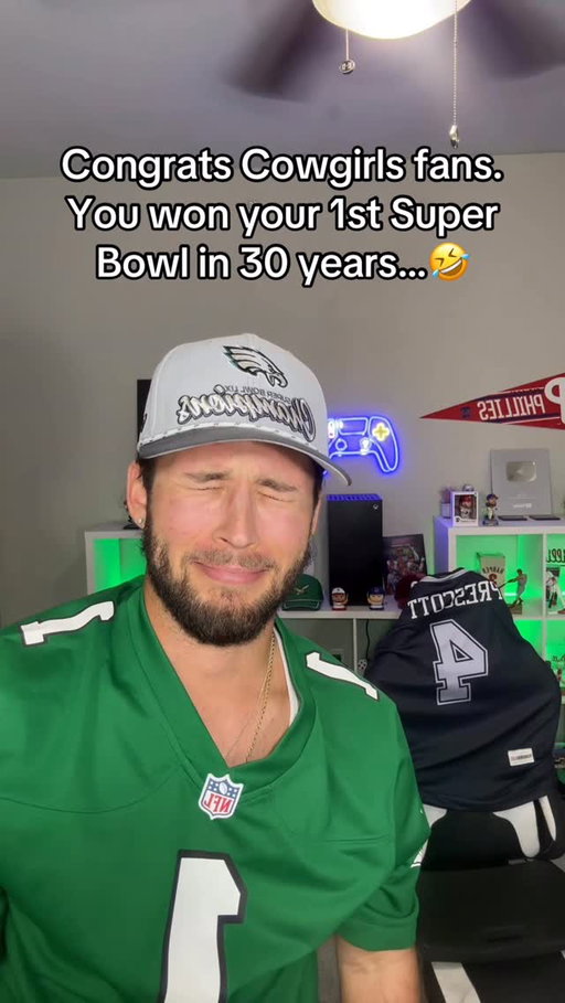 This was the Cowboys Super Bowl…🤣

If viewing, follow @tinyy.tino 

#nfl #cowboysnation #comedy