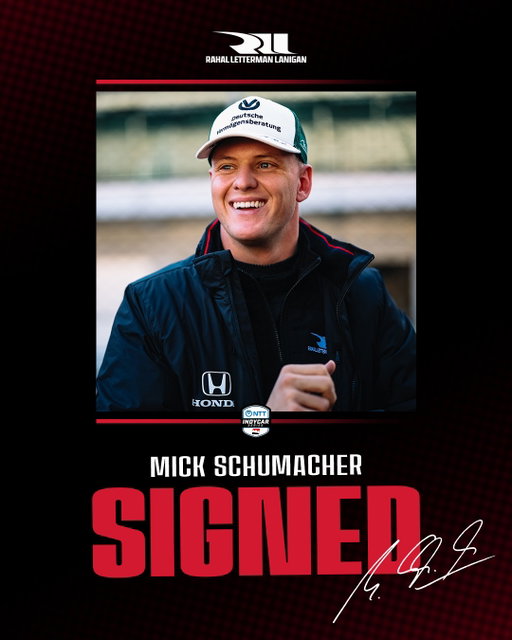 Time to write the next chapter✍

Formula One Veteran Mick Schumacher Joins Rahal Letterman Lanigan Racing for the 2026 IndyCar Season.