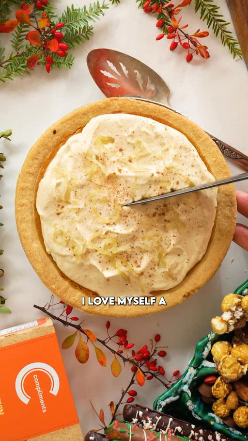 Make life easier this holiday season — start with a @compliments_ca ca Pumpkin Pie and give it an Andy Twist 🎄🥧 I topped mine with eggnog whipped cream, fresh nutmeg, and candied ginger for a festive upgrade.
From Nov 13 – Dec 31, every time you buy a Compliments Pie and swipe your Scene+ card, you’re automatically entered to win 1,000,000 Scene+ Points (that’s like $10,000 in groceries!) plus secondary prizes of 50,000 Scene+ Points.

Find full contest details at http://compliments.ca .
@compliments_ca ca @sobeys #ComplimentsHoliday #Sobeys #Compliments #ComplimentsPartner