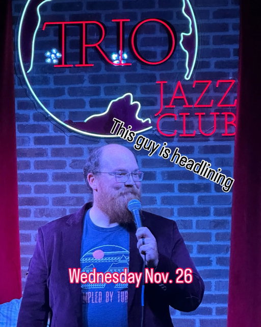 I am back as the headliner! A pool of wonderful musicians for our thanksgiving show. Rumor has it @alex.ol.sun @brycejob and a guitarist I can’t tag. Along with comedians @jtown94 (out of retirement again for this show) and the Detroit Dynamo @kirbynok tickets available at @triojazzclub or on their website. https://triojazz.turntabletickets.com/shows/8323/?date=2025-11-26