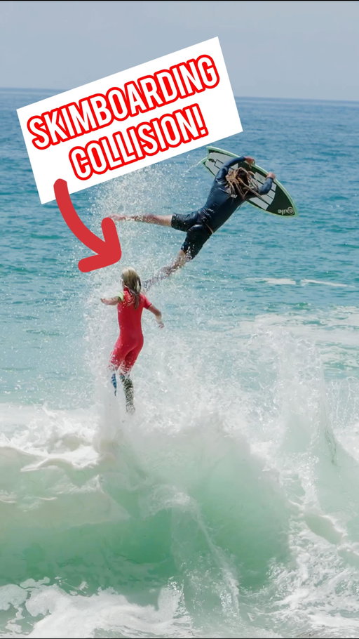 Almost KO’d @kaithompson_1morewave on this one! Thank god I didn’t actually touch him I would have felt terrible! 
.
.
#AustinKeen #Skimboarding #Wakesurfing #FoilSurfing #BoardSports #ActionSports #WaterSports #Surf #fail