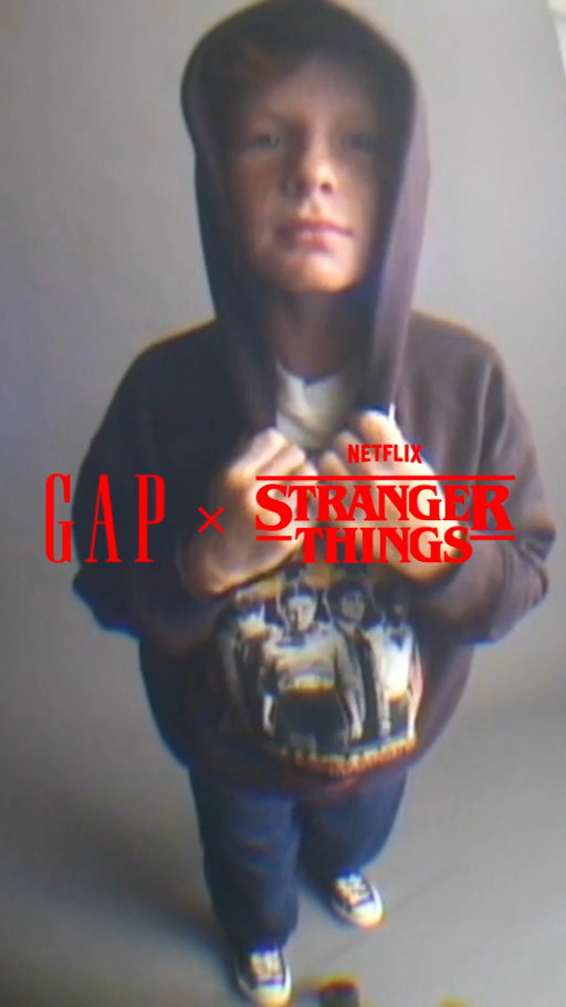Gap × Stranger Things. 

A capsule created for one last adventure in Hawkins. Where the weird and wild collide. And nostalgia becomes new again. 

Link in bio to shop.