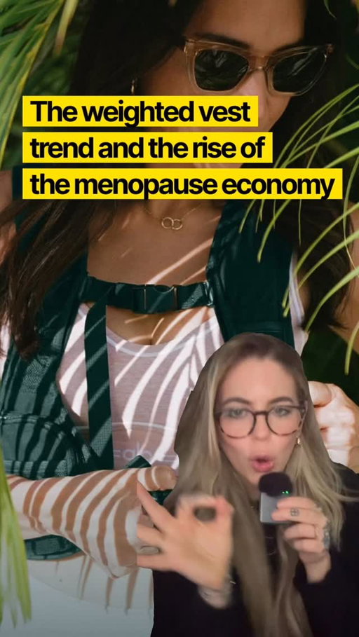 Ok have you seen this weighted vest trend in fitness this year?

Traditionally, weighted vests were a largely male-dominated fitness trend due to their origins in rucking within the military, but now middle-aged women are using weighted vests as a way to increase bone density and fight osteoperosis and promote longevity -

and I wanted to dive deeper because this is one of the first major trends I’m seeing explode online that is speaking directly to menopausal and mid-aged women, a demographic historically ignored in fitness and research. 

And when your demographic gets attention in a capitalist society - brands take notice 

We’re seeing a surge of boutique, custom brands enter the category of “weighted vest” and more broadly catering to the needs of perimenopausal women 
And although, yes, the prices are increasing to correspond (we love the pink tax here in the wellness industry, don’t we?)

My glass half full spin on the trend is that it’ll actually attract funding to further research because, well, now investors see that we can profit off of you

AND my prediction is that we’re about to see a SURGE of brands rise in response with research and product built to address the unique needs of middle-aged women

And that’s something I’m personally excited to see,

What do you think? 
I’m excited to see this category expand. 

Brand credits:
@yvowarrior 
@goruck ‘s spyruck
@thecarry.co 
@ruckraceleague 
@omorpho 

Creator credits:
modernfarmhouse_ohio on tiktok
malky_malk on tiktok
__samcollins on tiktok
claireeruth on tiktok
jooeunie on tiktok
kellybstory on tiktok
rrukstr.com on tiktok
absjuuuulko on tiktok
jaabbex on tiktok
theholdernessfamily on tiktok
lacefrost on tiktok
shotabsprunger on tiktok