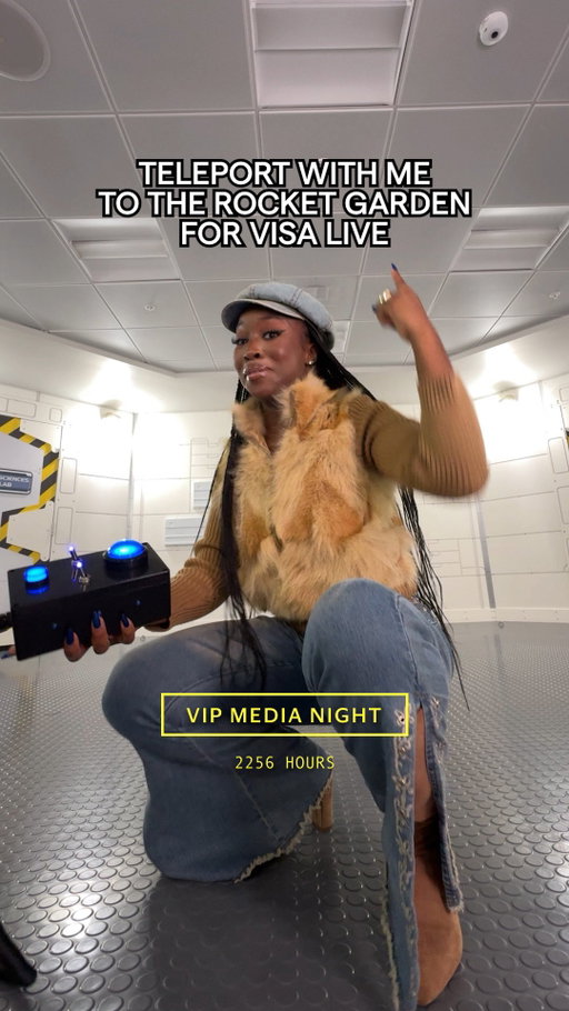 Part 6 | come with us as we teleport to #VisaLive at the Rocket Garden starring @bensonboone. @iamniaivy will be there will you? set a reminder to watch the show live on TikTok @ Visa.