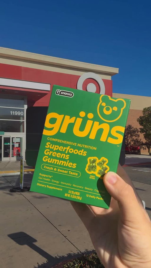 An offer you CANNOT miss @target 

20% off all Grüns products. Available through 11/29 👀🍁