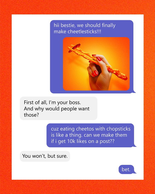I know you want Cheetlesticks so let’s make it happen! Get this post to 10k likes and they could be yours